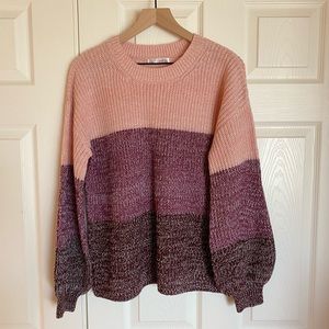 Retrology sweater balloon sleeves large